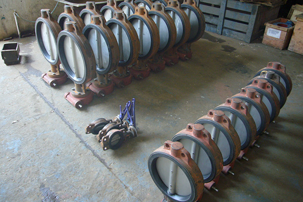 蝸輪蝶閥生產車間